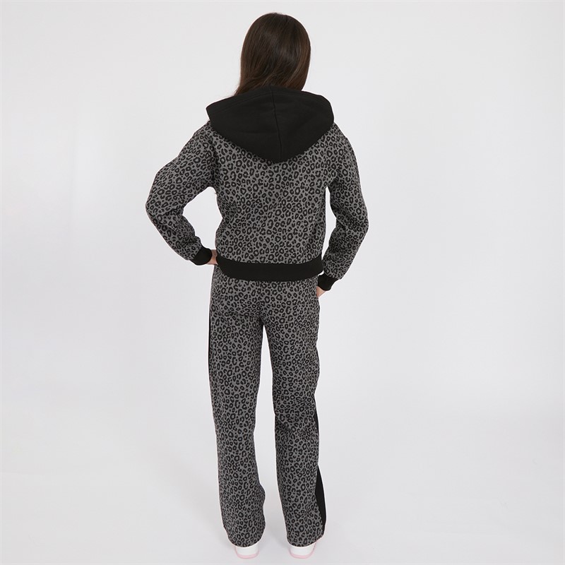 Pindydoll Girls Atlanta Hoodie And Joggers Tracksuit Beetle & Black