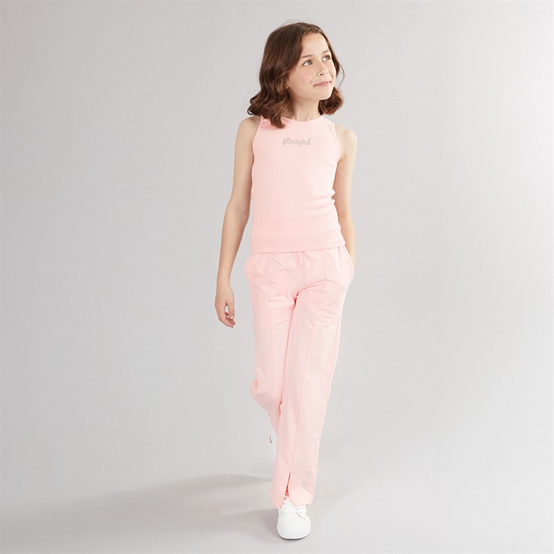 Pindydoll Girls Layne Loose Fit Three Piece Tracksuit Set Light Pink