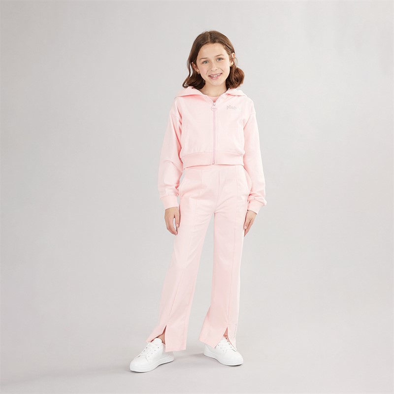 Pindydoll Girls Layne Loose Fit Three Piece Tracksuit Set Light Pink