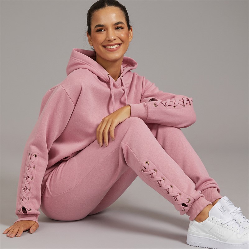 Pindydoll Womens Ellan Two Piece Hoodie And Joggers Set Rose Elegance