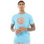 Pretty Green Mens Tie Dye T-Shirt Blue