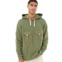 Pretty Green Mens Creedence Hoodie Olive