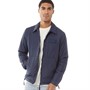 Pretty Green Mens X Umbro Quilted Jacket Navy