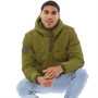 Pretty Green Mens Cipher Quilted Jacket Green