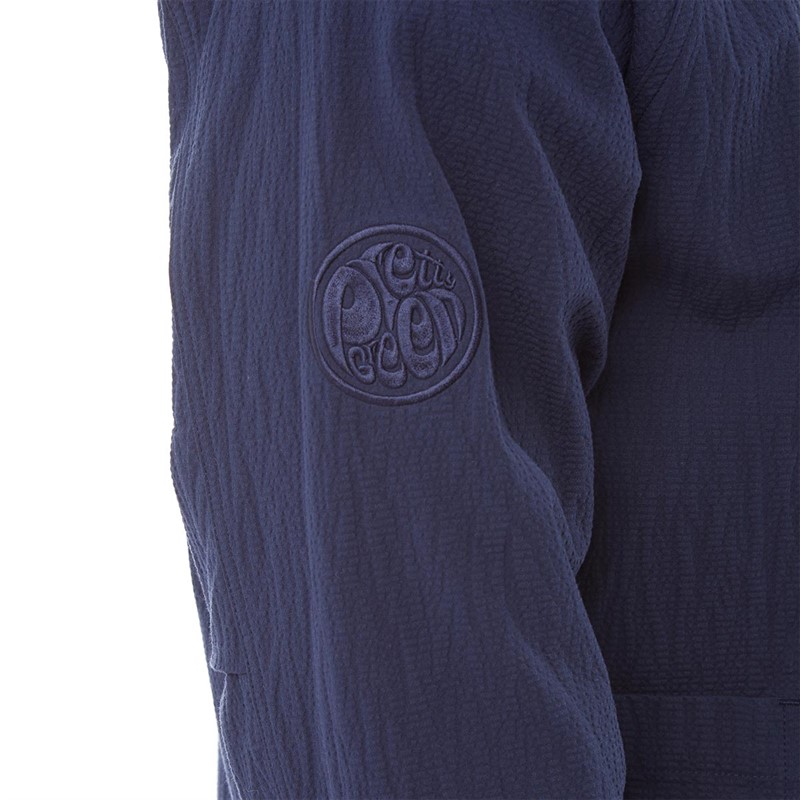 Pretty Green Mens Seersucker Jacket Navy