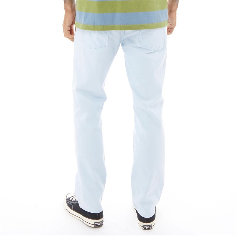 Pretty Green Mens Compton Jeans Blue