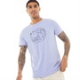 Pretty Green Mens Phono Logo T-Shirt Purple
