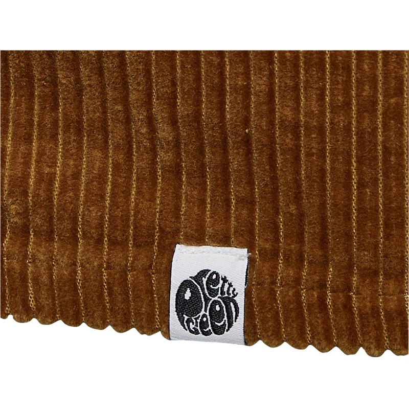 Pretty Green Mens Cord Zip Overshirt Tan