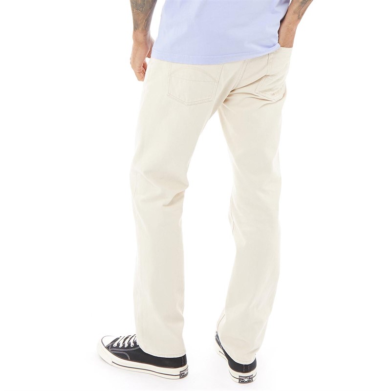 Pretty Green Mens Compton Jeans Stone