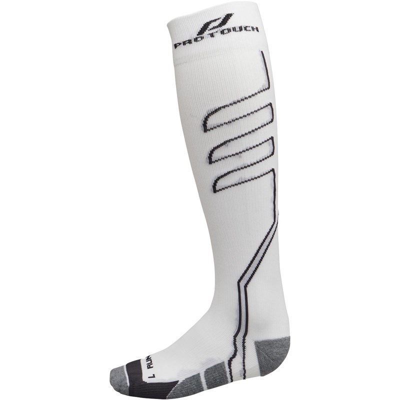 Buy Pro Touch Balua UX Cushioned Knee High Compression Running Socks White