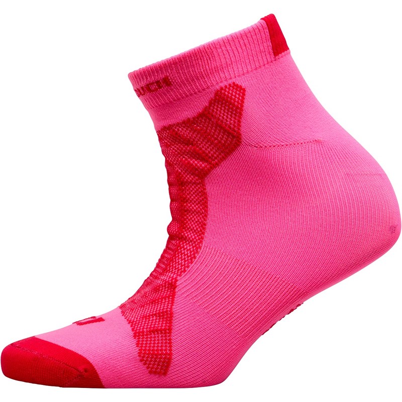 Buy Pro Touch Womens Baxis UX Lightweight No Show Running Socks Pink/Red