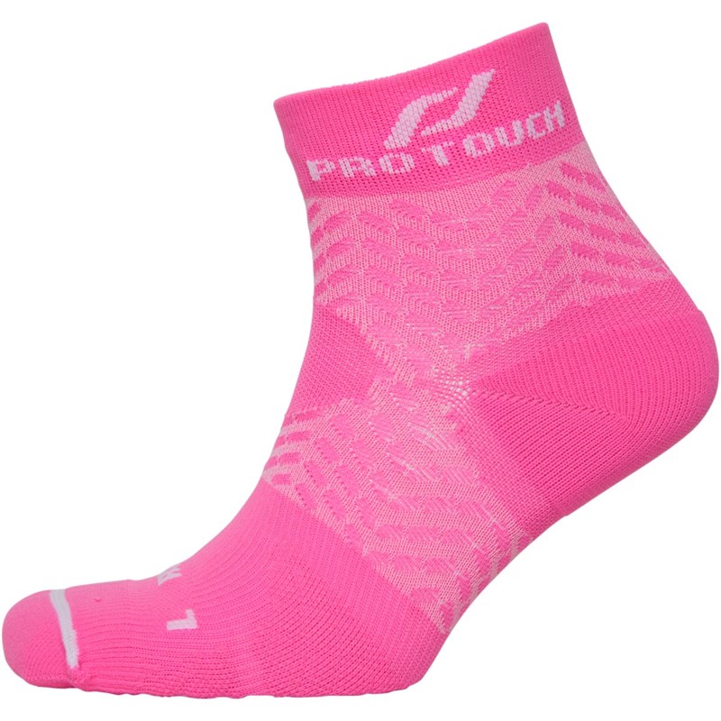 Buy Pro Touch Cushioned Low Cut Running Socks Pink