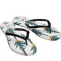 Pretty You Womens London Coconut Flip Flops White
