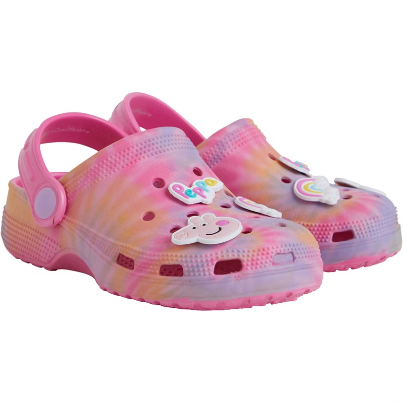 Peppa Pig Girls Badge Clogs Multi