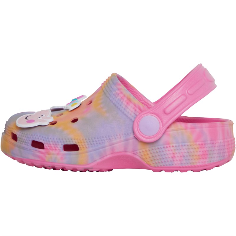 Peppa Pig Girls Badge Clogs Multi