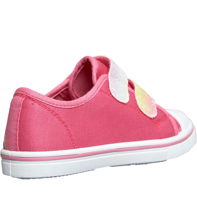 Peppa Pig Infant Girls Aquarius Velcro Canvas Pumps Multi