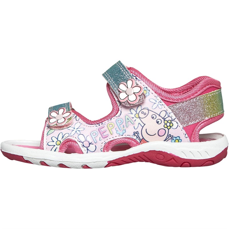 Peppa Pig Infant Girls Twin Sandals Multi