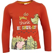 Peppa Pig Drenge T-shirts med lange ærmer Murstensrød