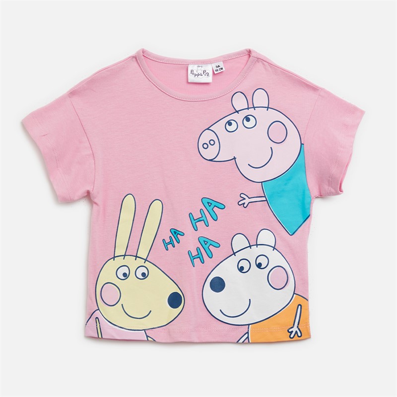 Peppa Pig Girls T-Shirt Pink