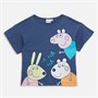 Peppa Pig Boys T-Shirt Blue