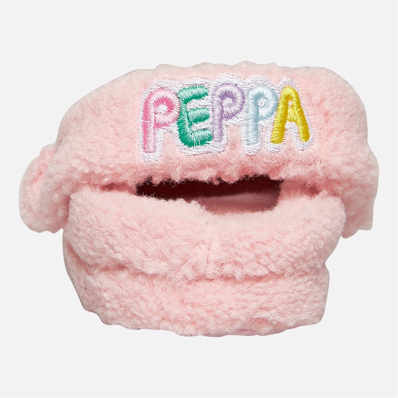 Peppa Pig Pantoufles Hayle Entièrement Doublées en Imitation Peau de Mouton Rose Fille