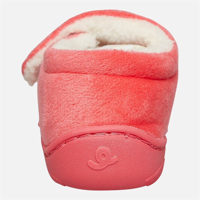 Peppa Pig Girls Forster Slippers Peach/Pink