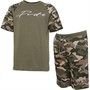PRODUKT Boys Joshua T-Shirt And Shorts Set Dusty Olive