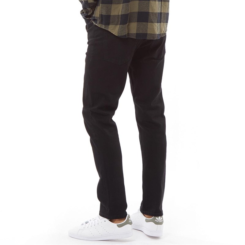PRODUKT Mens MAH NA029 Slim Fit Jeans Black Denim