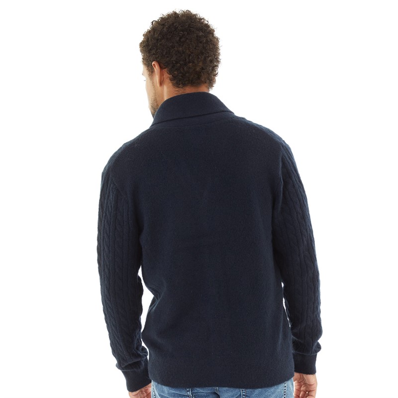 PRODUKT Mens Ori Novel Cardigan Navy Blazer