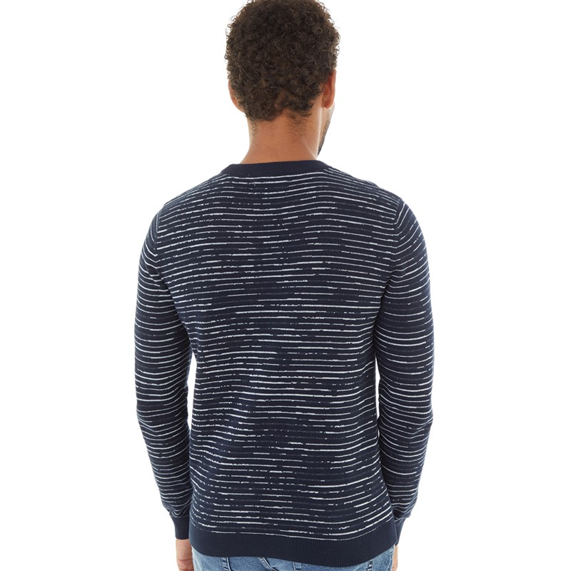 PRODUKT Mens Bwo Newport Crew Neck Jumper Navy Blazer