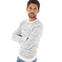 PRODUKT Mens Bwo Newport Crew Neck Jumper Cloud Dancer