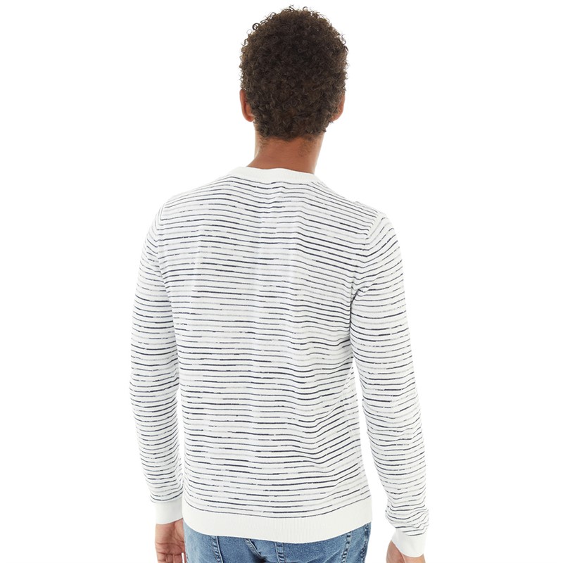 PRODUKT Mens Bwo Newport Crew Neck Jumper Cloud Dancer