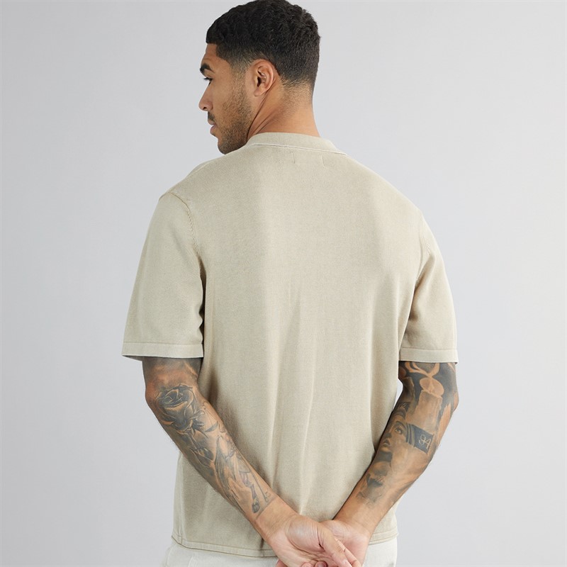 PRODUKT Herre James Strikket Polo Crockery