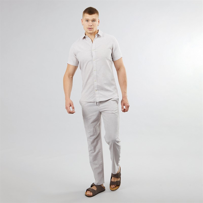 PRODUKT Mens Miles Linen Trousers Crockery