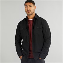 PRODUKT Mens Dean Solid Overshirt Black
