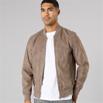 PRODUKT Heren Ron Faux Suede Bomber Falcon Faux Suede
