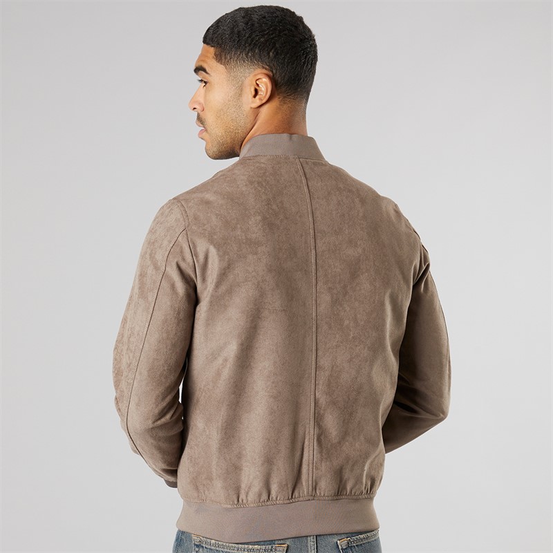 PRODUKT Herren Ron Kunstleder Bomber Falcon Faux Suede
