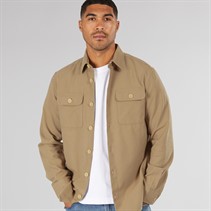 PRODUKT Mens Dean Solid Overshirt Crockery