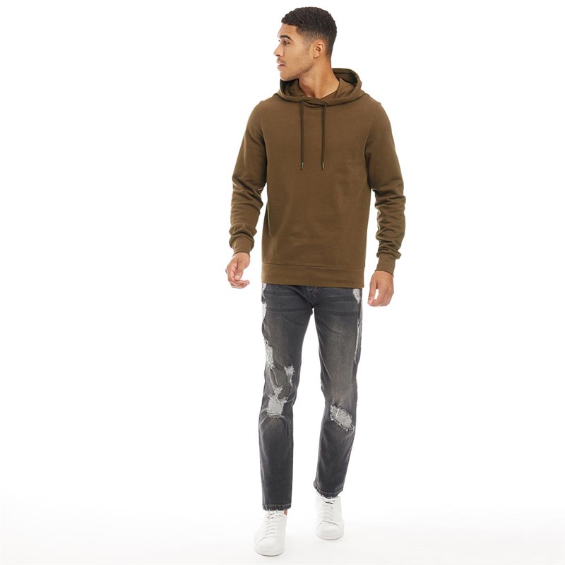 Buy PRODUKT Mens String Sweat Hoodie Foundue Fudge