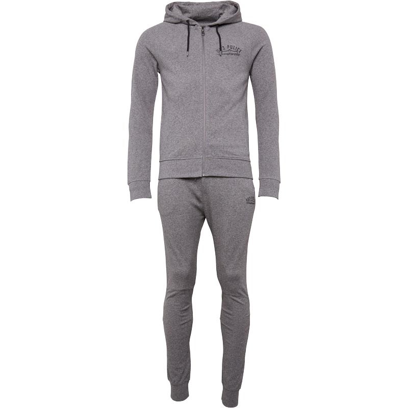 Buy 883 Police Mens Glow Tracksuit Marl Grey