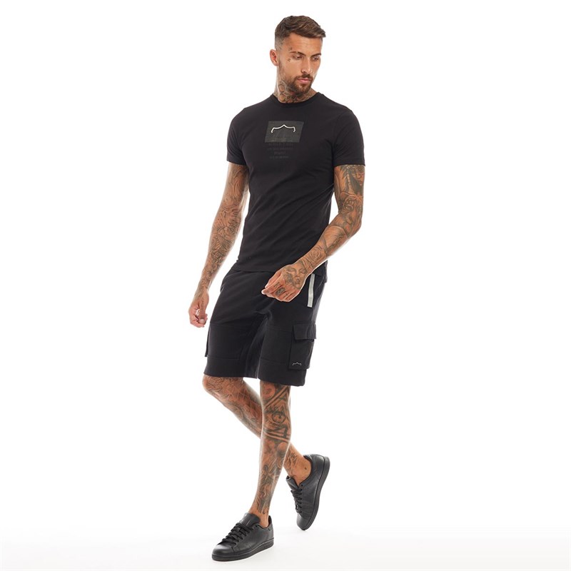 Buy 883 Police Mens Eleko Jog Shorts Black