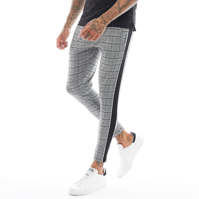 Buy 883 Police Mens Buck Joggers Grey/Dog Tooth