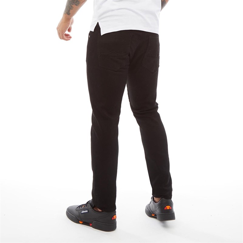 883 Police Mens Moriarty LA Clean Regular Fit Jeans Black