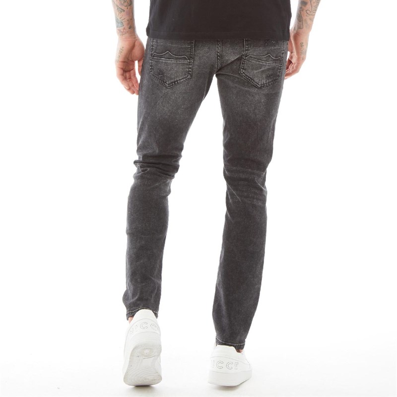 Buy 883 Police Mens Moriarty Slim Fit Jeans Dark Blue Rinse