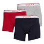 883 Police Mens Letie Three Pack Boxers Navy/Red/Green