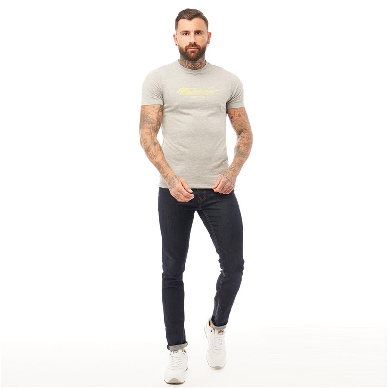 883 Police Mens Kang T-Shirt Marl Grey