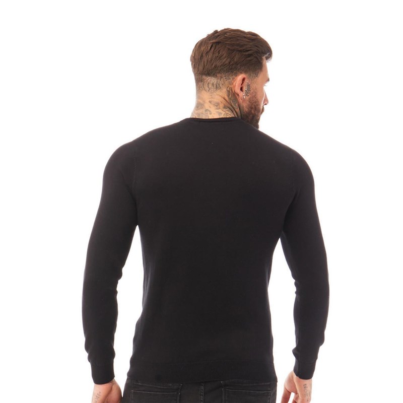 883 Police Mens Muraco Knitwear Black