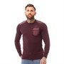 883 Police Mens Limit Knitwear Burgundy
