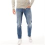 883 Police Jean Droit Native 417 Homme Bleu Moyen Délavé