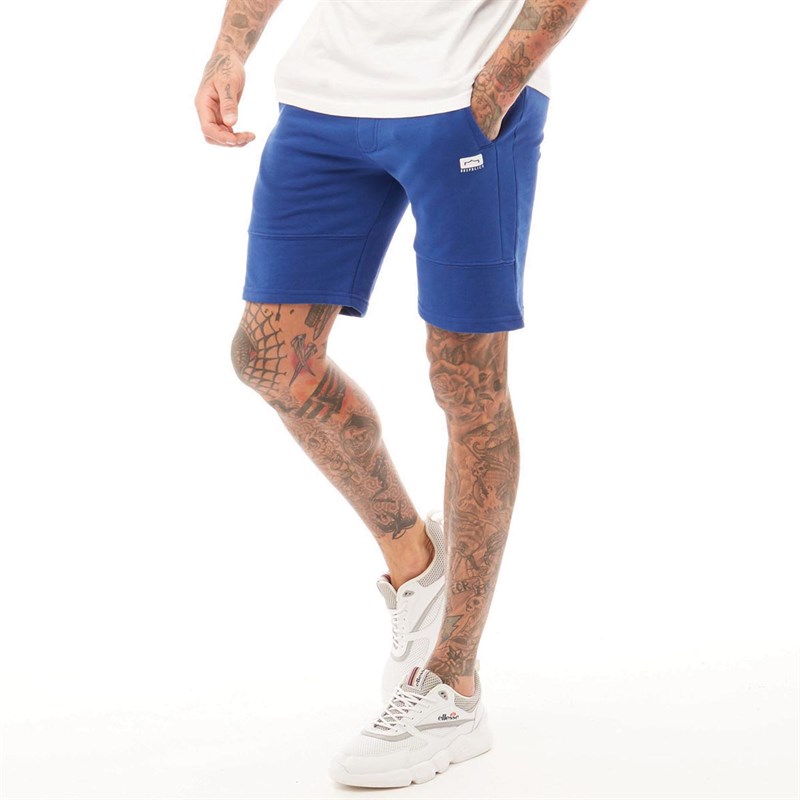 Buy 883 Police Mens Inspire Jog Shorts Electric Blue